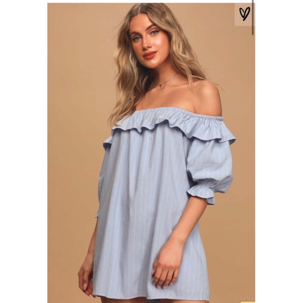 Lulu’s off the shoulder dress